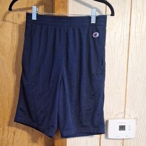 Champion Navy Kids Athletic Shorts